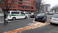 Žalgirio gatvėje į avariją pateko VMI automobilis