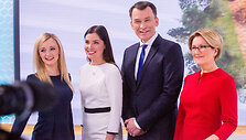 Ugnė Galadauskaitė, Eglė Bučelytė, Eglė Daugėlaitė ir Marijus Žiedas  