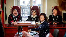 Teisėjai Albinas Bielskis (k.) Violeta Ražinskaitė (c.), Svajūnas Knizleris (d.) 