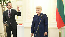 Andrius Tapinas ir Dalia Grybauskaitė