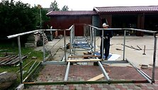 Vietos bendruomenės pastangomis tvarkoma Neveronių tvenkinio pakrantė