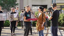 Protestas prie Seimo