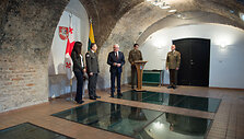 Atsisveikinimo su Sakartvelo gynybos ata&scaron;ė Lietuvai pulkininku Arčilu Petremgvdli&scaron;viliu ceremonija