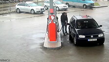 Nufilmuota dyzelino vagystė i&scaron; degalinės Alytuje