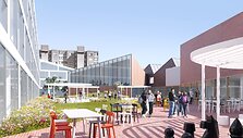 Architektų pasiūlyti Pilaitės mokyklos projektai
