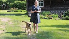Adelė Liepa einanti pasitikti