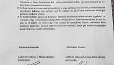 Pasira&scaron;yta koalicinė sutartis