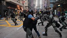 Protestai Honkonge