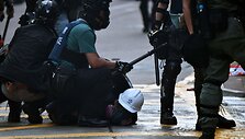 Protestai Honkonge