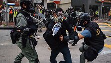 Protestai Honkonge