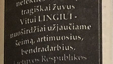 Užuojautos po Vito Lingio nužudymo