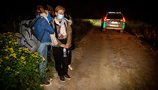 Migrantai pasienyje