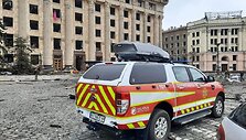 Susprogdintas Charkivo srities administracijos pastatas