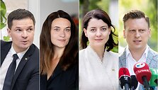 Paulius Saudargas, Radvilė Morkūnaitė-Mikulėnienė, Monika Navickienė, Valdas Benkunskas
