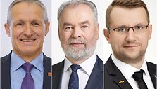 Steponas Baltuonis, Juozas Mažeika ir Romualdas Jablonskis