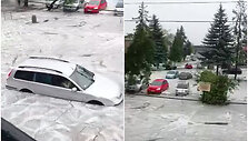 &Scaron;tai kaip prie&scaron; pora dienų atrodė Volbromo miestelis po itin galingos audros