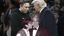 Elonas Muskas, Donaldas Trumpas, Jeffrey Epsteinas ir Ghislaine Maxwell