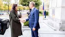 Premjerė Inga Ruginienė susitiko su Lenkijos Ministru Pirmininku Donaldu Tusku