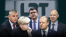 Ingrida &Scaron;imonytė, Kęstutis Vilkauskas ir Aurelijus Veryga
