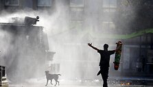 Protestuojantys Čilės studentai reikalauja pokyčių &scaron;vietimo sistemoje