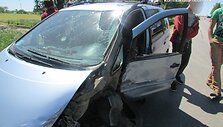 Sudaužytas automobilis