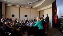 Per Juozo Bernatonio kalbą protestavo LGBT bendruomenė