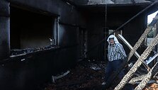 Izraeliečių naujakurių sukeltas gaisras Palestinoje