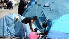 &bdquo;Džiunglės&ldquo; &ndash; migrantų stovykla Kalė mieste Prancūzijoje