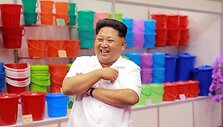 &Scaron;iaurės Korėjoje yra kuo pasidžiaugti jos lyderiui Kim Jong Unui
