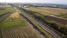 Migrantai Slovėnijoje