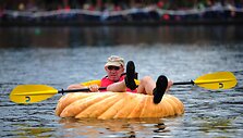 Moliūginių laivelių regata Oregono valstijoje