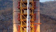&Scaron;iaurės Korėjos gaminama &bdquo;Unha 9&ldquo; raketa 