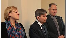 I&scaron; kairės Ž.Mikėnaitė, D.M. Halvorsen, P. Griciūnas