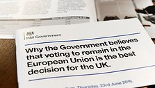 Likti ES agituojantis lankstinukas