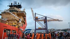 Italiją nuo antradienio pasiekė beveik 6 tūkst. migrantų
