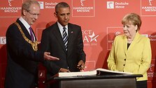 Barackas Obama ir Angela Merkel