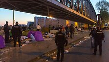I&scaron; Paryžiaus migrantų stovyklos evakuota daugiau kaip 1 tūkst. žmonių