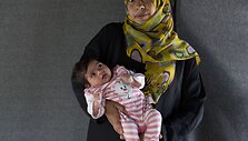 Idomeni pabėgėlių stovykloje gimę kūdikiai