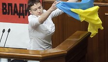 Nadija Savčenko Ukrainos Auk&scaron;čiausioje Radoje
