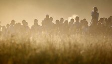 Antrojo pasaulinio karo mū&scaron;io inscenizacija Baltarusijoje