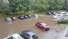 Po liūties patvinęs Kaunas