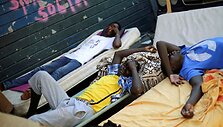 Migrantų i&scaron; Afrikos gyvenimas vienoje i&scaron; Romos gatvių