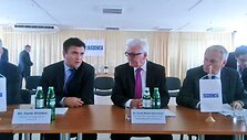 Vokietijos ir Prancūzijos užsienio reikalų ministrų vizitas Kramatorske