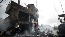 Gaisras fejerverkų krautuvėlėse Filipinuose