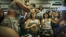 Linksmybėmis traukinyje Brazilijoje paminėtas sambos &scaron;okio 100 metų jubiliejus