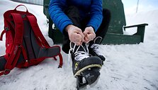Kanadiečiai Kvebeko mi&scaron;ke i&scaron;liejo 13 km kelią pačiūžoms