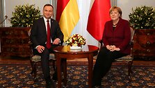 Angelos Merkel vizitas Lenkijoje