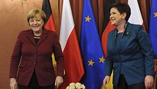 Angelos Merkel vizitas Lenkijoje