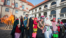 Užgavėnių &scaron;ventė Vilniaus senamiestyje