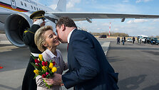 Vokietijos gynybos ministrė Ursula von der Leyen atvyko į Lietuvą